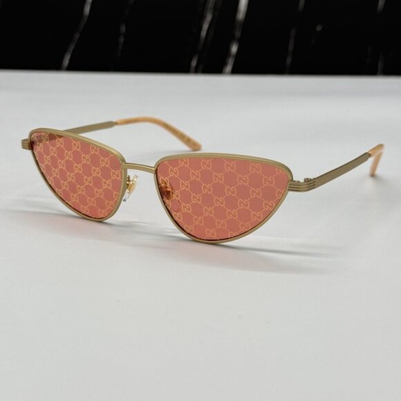 NEW GG1879S 004 GUCCI GOLD RED WOMEN GUCCI SUNGLASSES main image 6